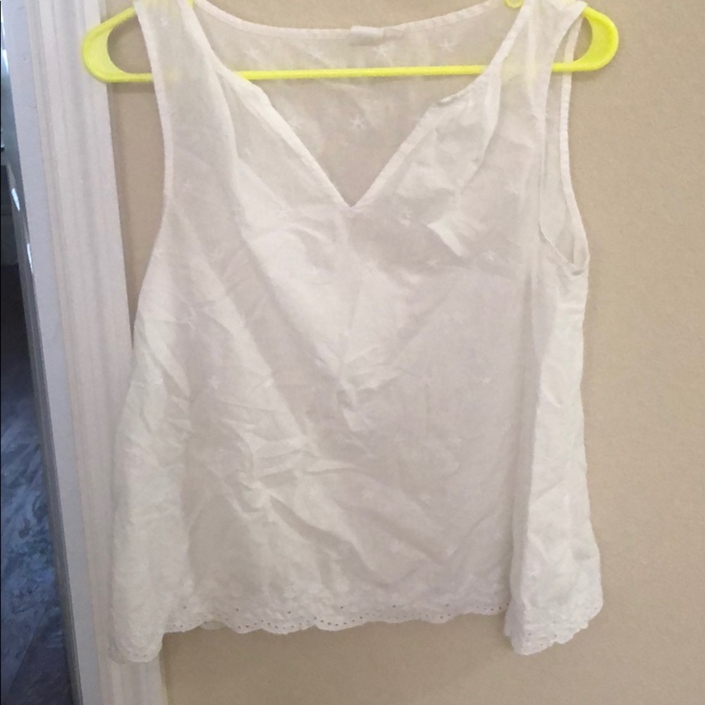 White tank top